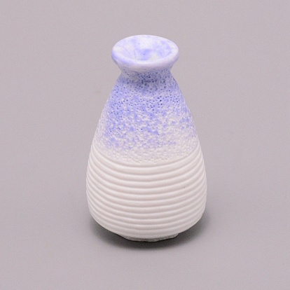 Ваза из смолы миниатюрные украшения для цветочных горшков, Аксессуары для микроландшафтного сада для кукольного домика, притворяющиеся опорными украшениями