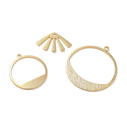 Латунные подвески, реальный 18 k позолоченный