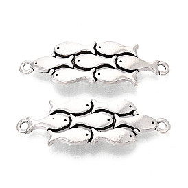 Подвески из сплава в тибетском стиле, рыбные ссылки, без кадмия и без свинца