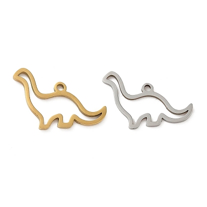 5 шт. 201 подвески из нержавеющей стали, лазерная резка, очарование динозавра