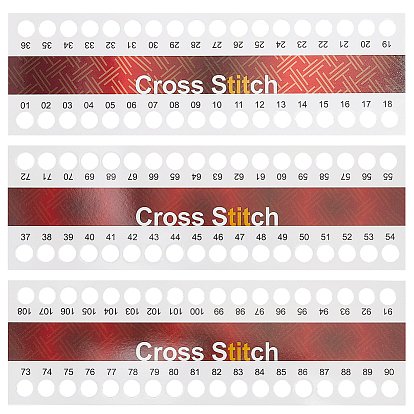 24 шт. 3 стили бумажный органайзер для вышивальных ниток, доска для вышивки крестом, прямоугольные