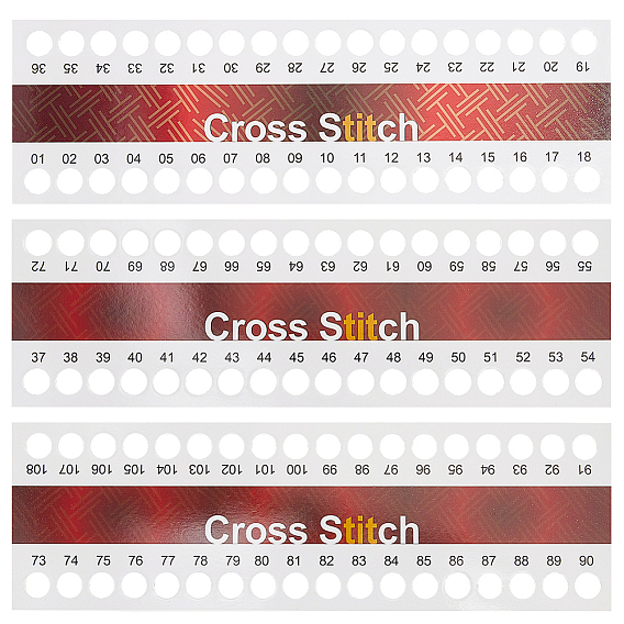 24 шт. 3 стили бумажный органайзер для вышивальных ниток, доска для вышивки крестом, прямоугольные