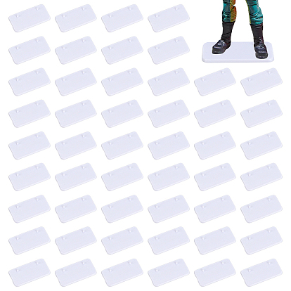 Acrylic Action Figure Display Pedestals, Clear