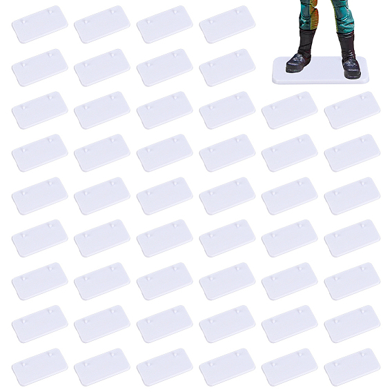 Acrylic Action Figure Display Pedestals, Clear