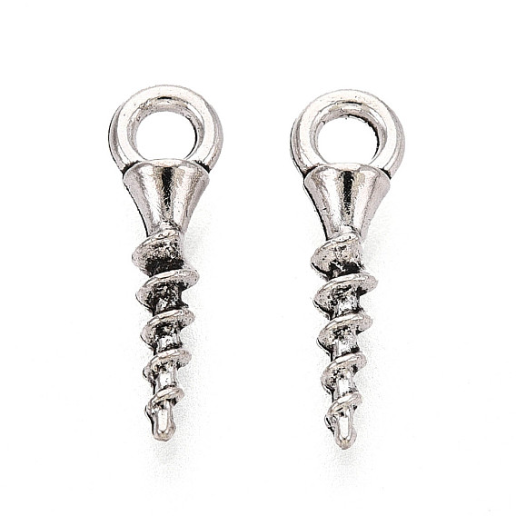 Сплавочные подвески тибетского стиля, подвески в форме винтов