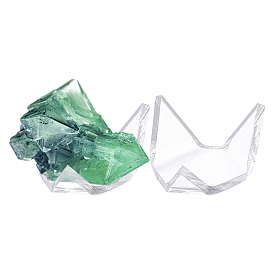Acrylic Triangle Display Holder, for Geodes Rock Mineral Agate Fossil