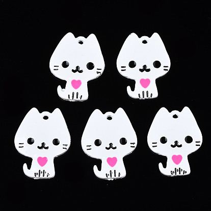 Подвески с покрытием из сплава эмали, окрашенные распылением, без кадмия, без никеля и без свинца, кошка