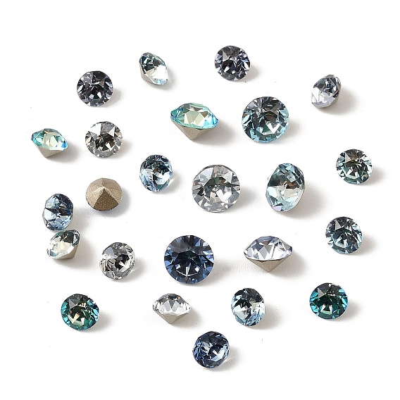 K 5 кабошоны из стеклянного страза, задние и задние, граненые, алмаз