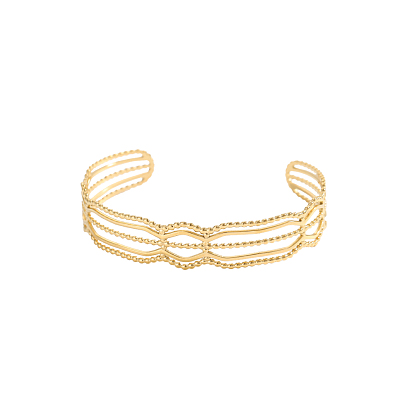 304 из нержавеющей стали манжеты браслеты, ионное покрытие (ip)