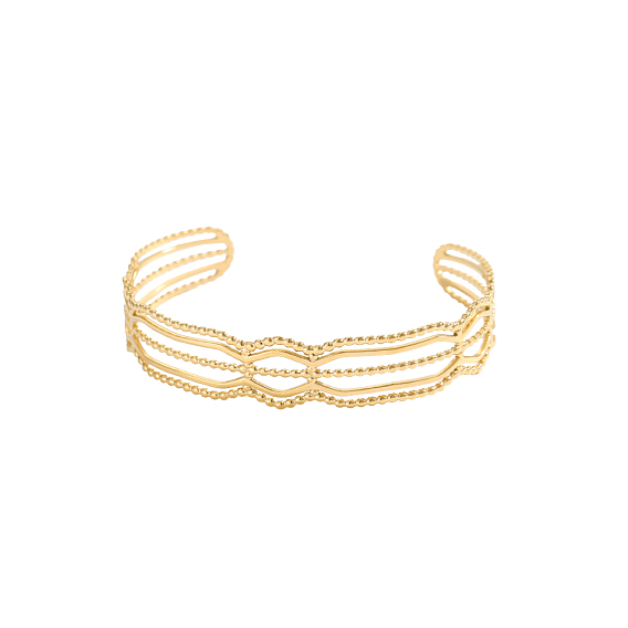 304 из нержавеющей стали манжеты браслеты, ионное покрытие (ip)