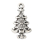 Сплавочные подвески тибетского стиля, без кадмия и без свинца, рождественская елка