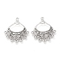 Alloy Chandelier Component Links, Teardrop
