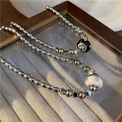 Personality clavicle chain neutral cold wind necklace female high-end design sense niche accessories necklace