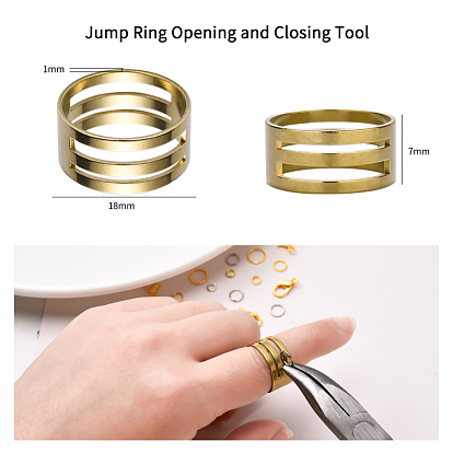DIY Jewelry Finding Kits, with Iron Jump Rings, Zinc Alloy Lobster Claw Clasps, Brass Assistant Tool, Stainless Steel Beading Tweezers and Carbon Steel Bent Nose Jewelry Plier