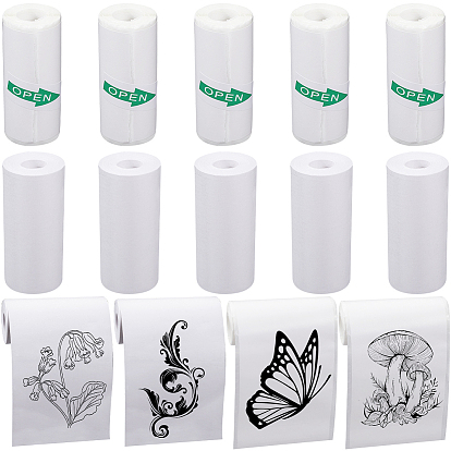 2 наборы 2 стили рулон бумаги для прямой термопечати, бумага для печати