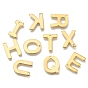 304 Stainless Steel Letter Charms, Initial Charms, Alphabet Charms for Jewelry Making