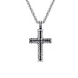 Ожерелья из нержавеющей стали с крестом для мужчин