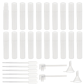 Наборы для распыления духов, в том числе 80шт пластиковый флакон с распылителем духов, 2 воронка из прозрачного пластика, 2пластиковый насос, 6шт пипетки для переноса