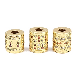 Латунные микро проложить Цирконий Европейский бисером, колонка