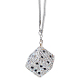 1Pc Metal Rhinestone Car Pendant Decorations