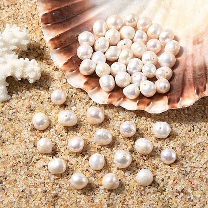 10шт. натуральные пресноводные жемчужные бусины, картофель
