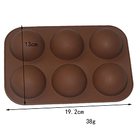 Food Grade Silicone Molds, Candy & Chocolate Molds, Half Round