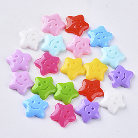 Кабошоны из смолы, звезда