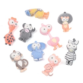 Силиконовые подвески с анималистическим рисунком