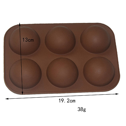 Food Grade Silicone Molds, Candy & Chocolate Molds, Half Round