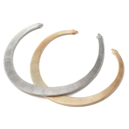 Железные открытые манжеты змеиная цепь чокер ожерелья для женщин