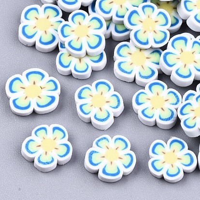Handmade Polymer Clay Cabochons, Polymer Clay Slices for Resin Crafts & DIY Projects, Flower