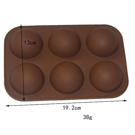 Food Grade Silicone Molds, Candy & Chocolate Molds, Half Round