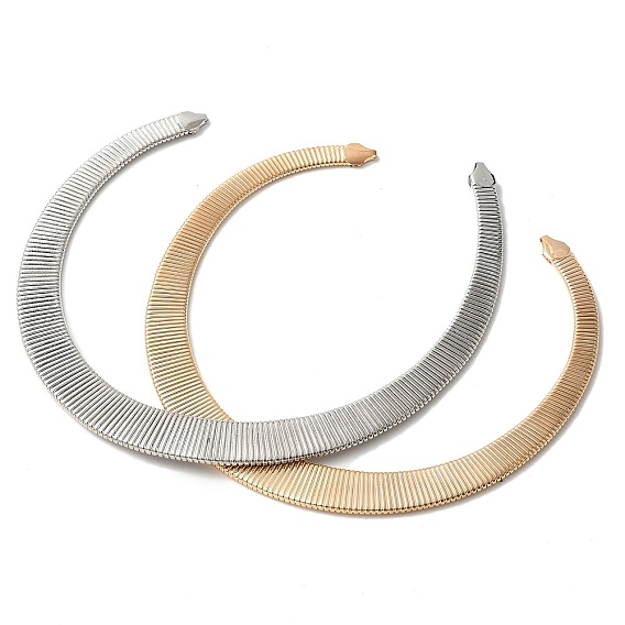 Железные открытые манжеты змеиная цепь чокер ожерелья для женщин