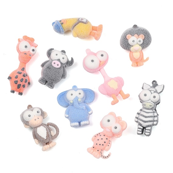 Силиконовые подвески с анималистическим рисунком