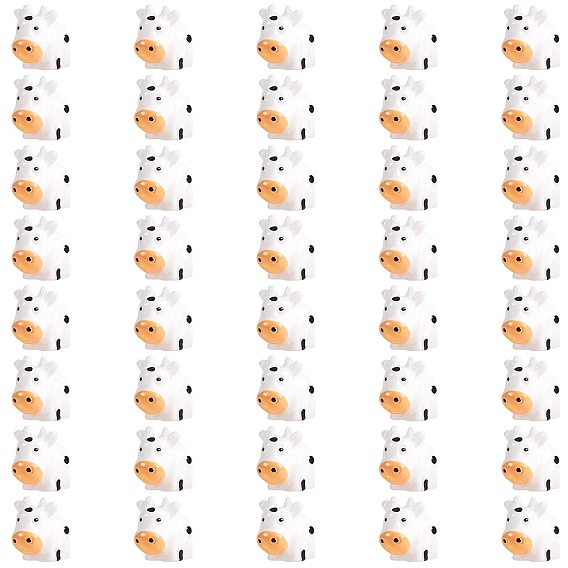 40украшение для домашнего дисплея мини-коровы из смолы