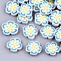 Handmade Polymer Clay Cabochons, Polymer Clay Slices for Resin Crafts & DIY Projects, Flower