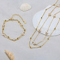 925 Sterling Silver with Natural Pearl Beads Necklaces, Round