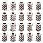 Zinc Alloy Beads, Imitation Woven Rattan Pattern, Column