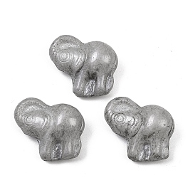 Чешские прессованные стеклянные бусины, слон