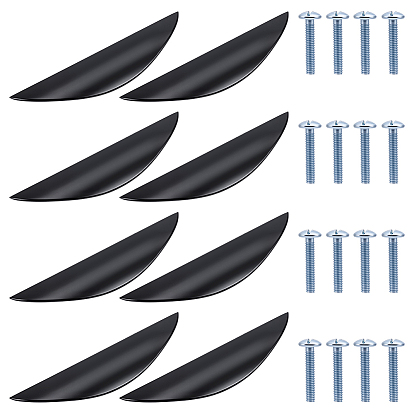 Полуовальные ручки для выдвижных ящиков из сплава, с винтами