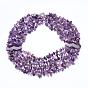 Gemstone Multi-strand Necklaces, with Brass Spring Ring Clasps
