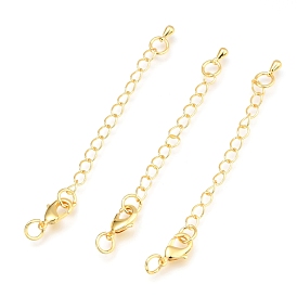 Brass Chain Extender, Long-Lasting Plated