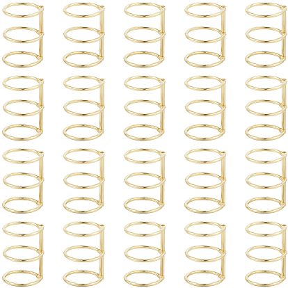 3-Ring-Eisen-Loseblatt-Buchbinder mit Scharnierringen