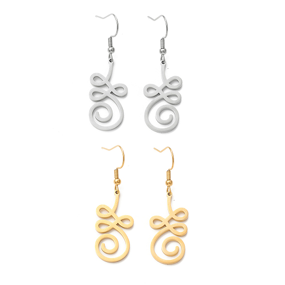 304 серьги-подвески из нержавеющей стали для женщин