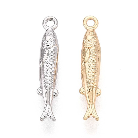 Латунные подвески, рыба