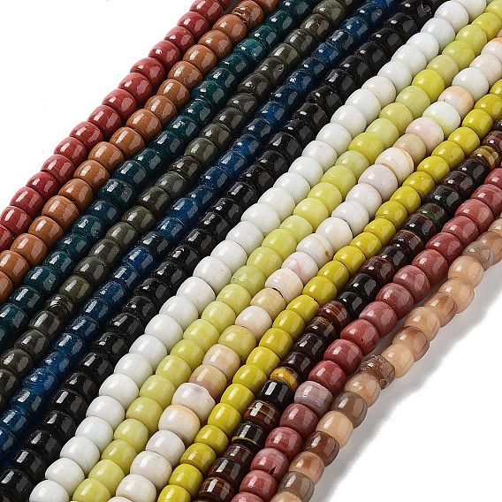 Непальские бусины лэмпворк ручной работы, баррель