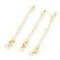 Brass Chain Extender, Long-Lasting Plated