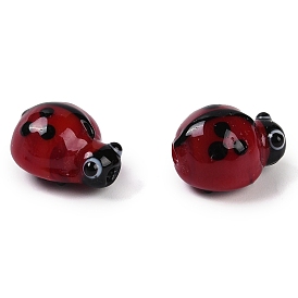 Handmade Lampwork Beads, Ladybug