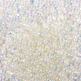 Пузырьковые бусы, DIY 3 D украшения искусства ногтя бисера мини стекла, крошечные шарики ногтей икрой