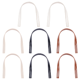 4 Pairs 4 Colors Imitation Leather Bag Shoulder Strap, for Bag Straps Replacement Accessories